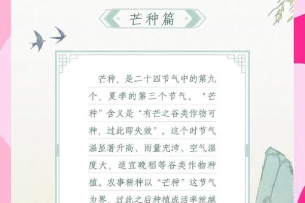节气与传统农耕的深刻联系