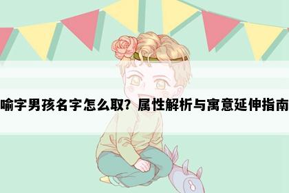 喻字男孩名字怎么取？属性解析与寓意延伸指南