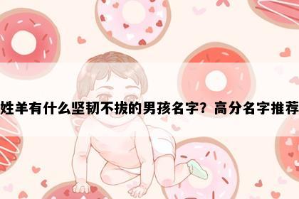 姓羊有什么坚韧不拔的男孩名字？高分名字推荐