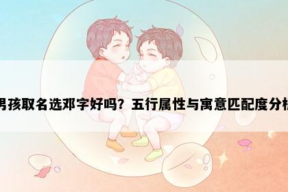 男孩取名选邓字好吗？五行属性与寓意匹配度分析